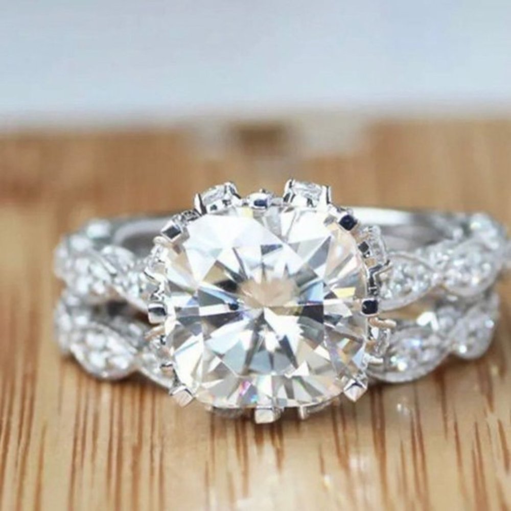 BRIDAL WEDDING ENGAGMENT RING SALLY - Picture 2 of 4